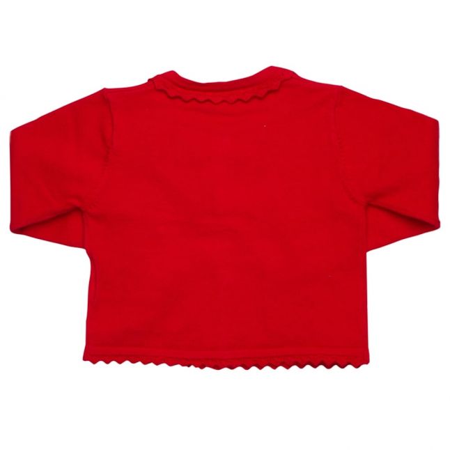 Baby Red Knitted Cardigan