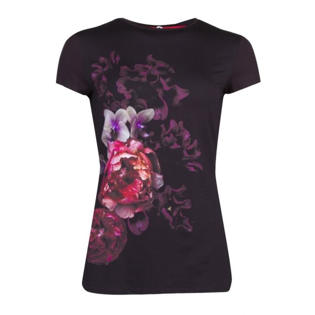 Womens Black Ayvery Fitted S/s T Shirt