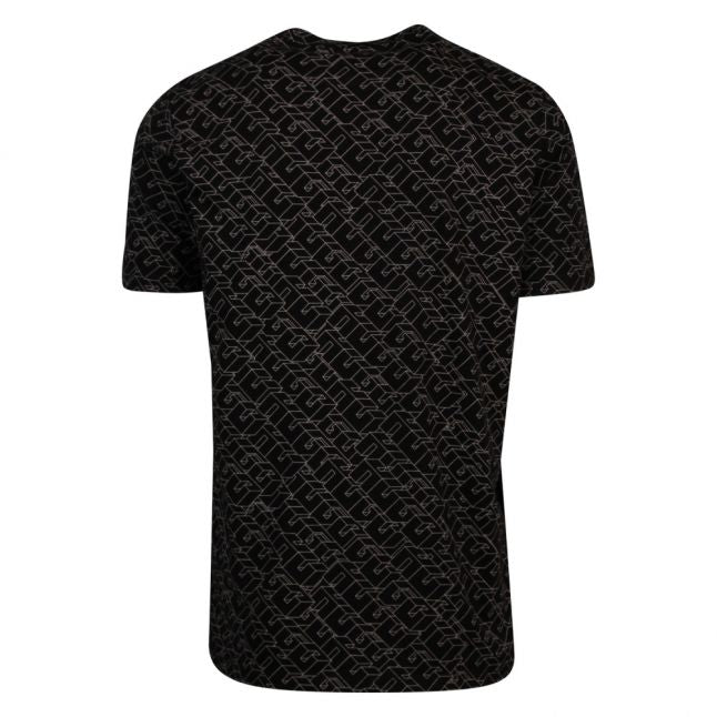 Mens Black Dantastic Logo Print S/s T Shirt