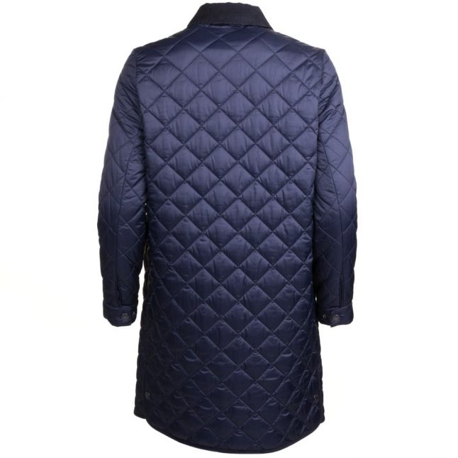 Heritage Womens Navy Quilted Border Jacket