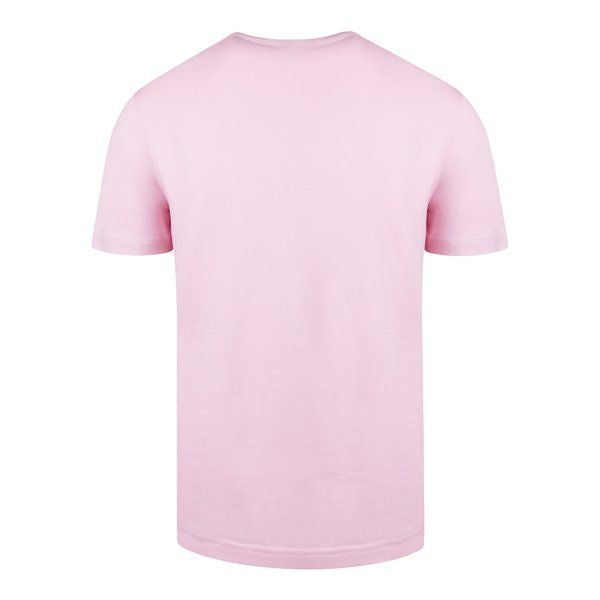 Mens BOSS Light/Pastel Pink Tee Curved S/s T Shirt