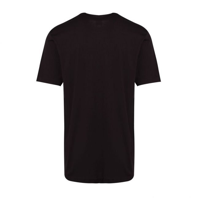 Casual Mens Black Thady 1 Check S/s T Shirt