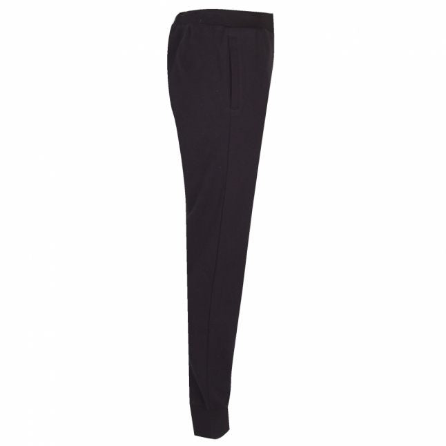 Womens CK Black Monogram Sweat Pants