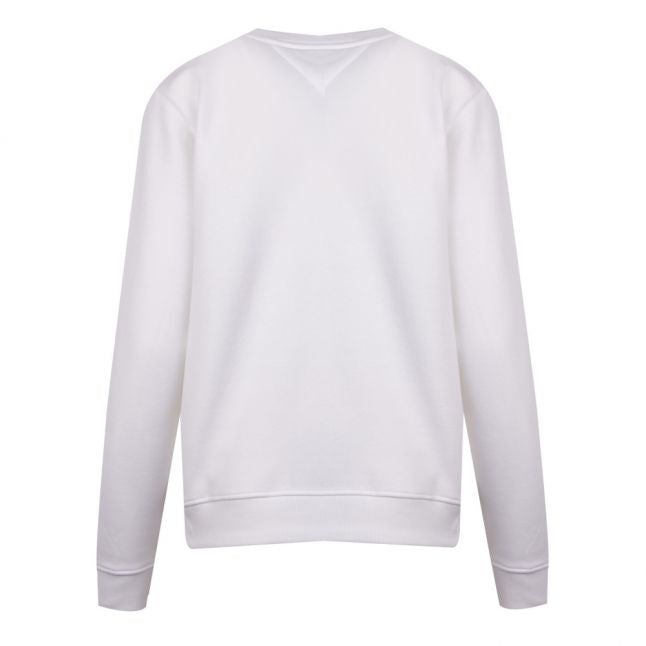 Womens White Essential Logo Sweat Top