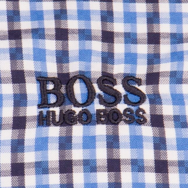 Mens Medium Blue C-Buster Check L/s Shirt