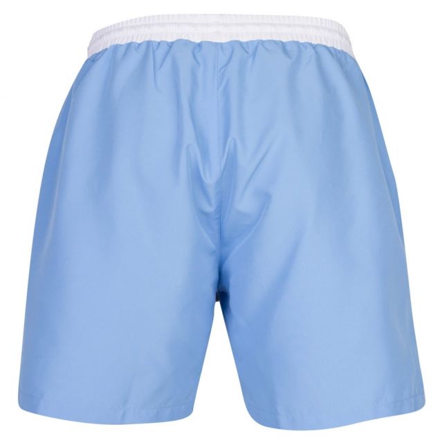 Mens Light Blue Starfish Contrast Swim Shorts