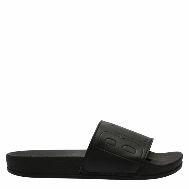 Boys Black Tonal Logo Slides (30-40)