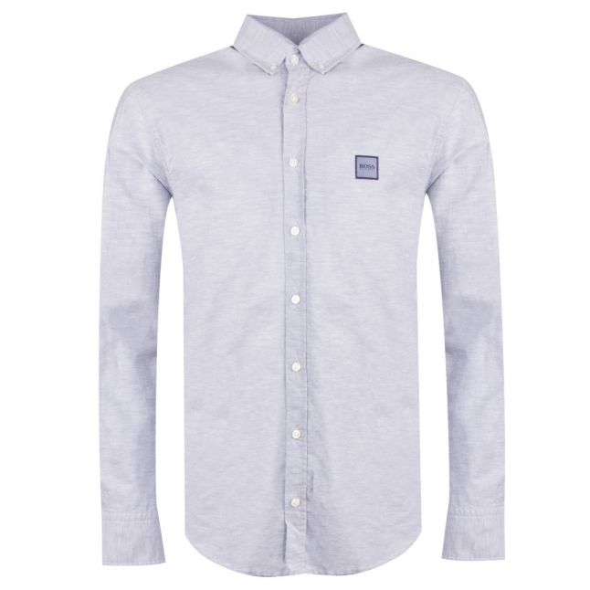 Casual Mens Blue Mabsoot L/s Shirt