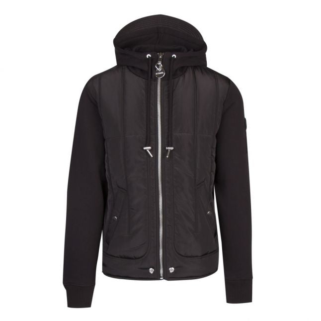 Mens Black S-Bella Hooded Jacket