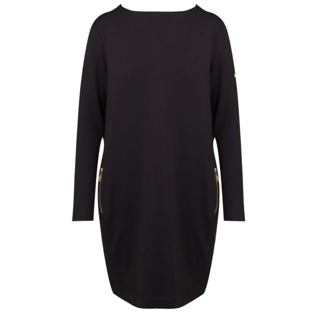 Womens Black Burnett Relaxed Fit Dress