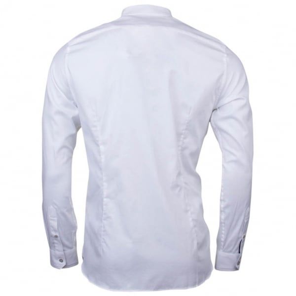 Mens White Ifel L/s Shirt