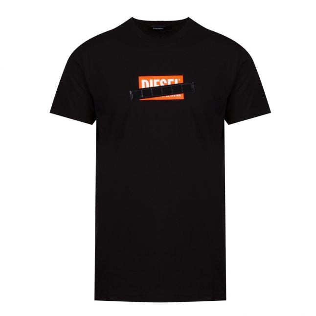 Mens Black T-Diego-S7 S/s T Shirt