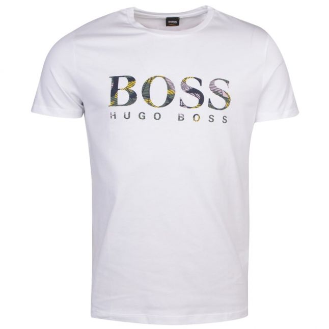 Casual Mens White Tauno 7 S/s T Shirt