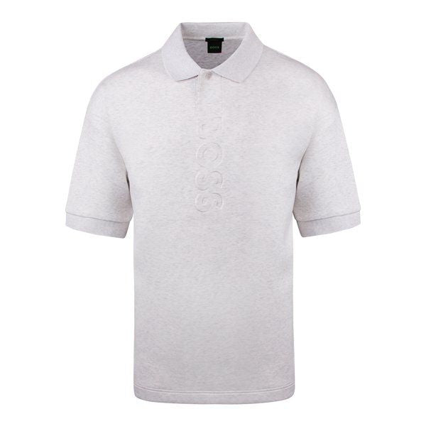 Mens Light/Pastel Grey Pirax S/s Polo Shirt