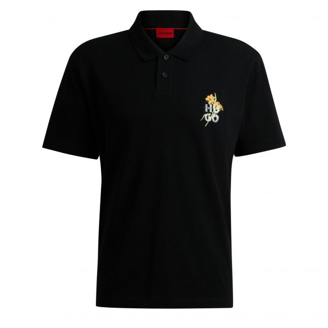 Mens Black Diblospol S/s Polo Shirt