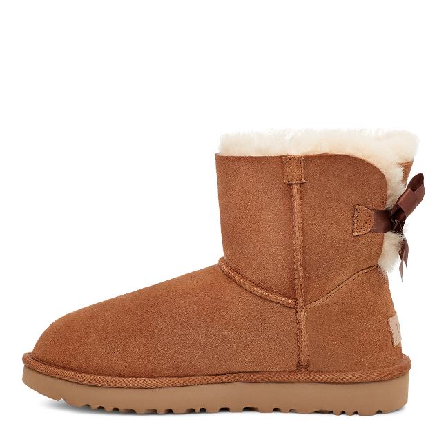 Womens Chestnut Mini Bailey Bow II Boots