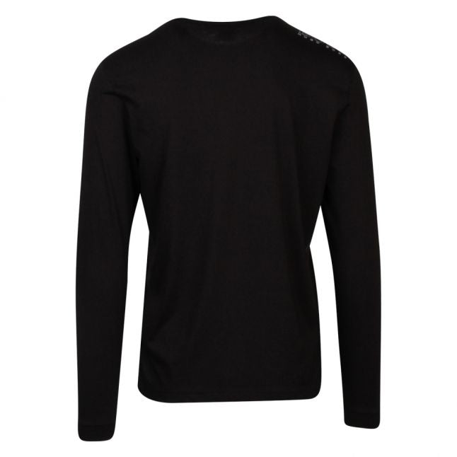 Athleisure Mens Black Togn Small Logo L/s T Shirt