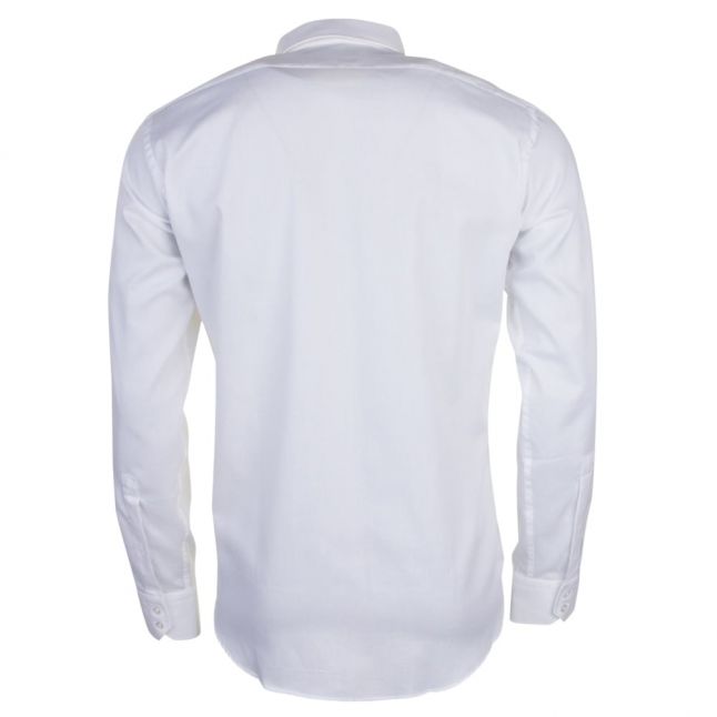 Mens Open White C-Gordon Reg L/s Shirt