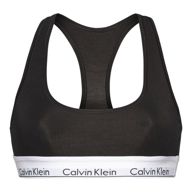 Womens Black Modern Cotton Classic Bralette