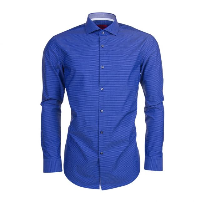 Mens Navy C-Jery Slim Fit L/s Shirt