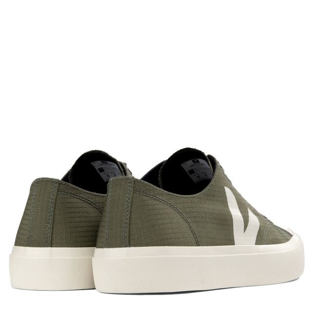 Mens Veja Khaki/Pierre Wata II Low Canvas Trainers