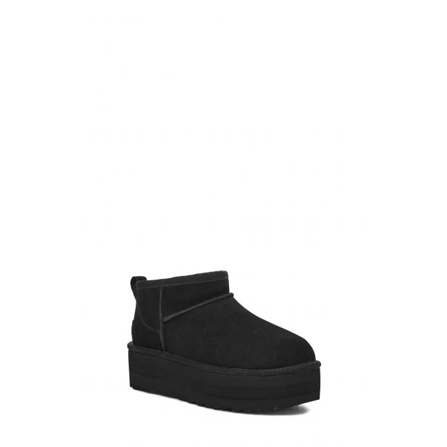 Womens Black UGG Classic Ultra Mini Platform