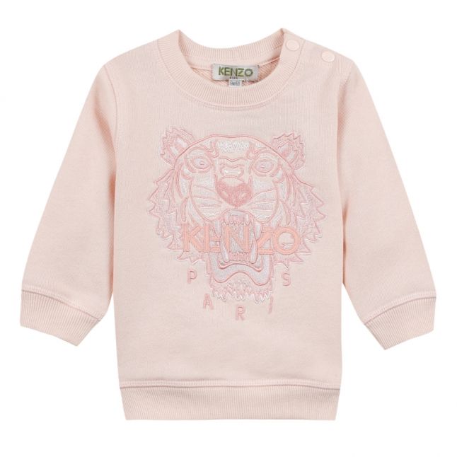 Baby Light Pink Tiger Sweat Top