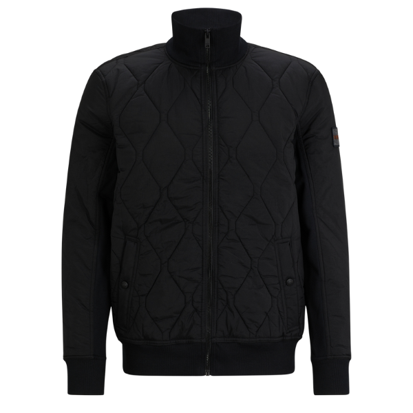 Mens Black Zequilt Jacket