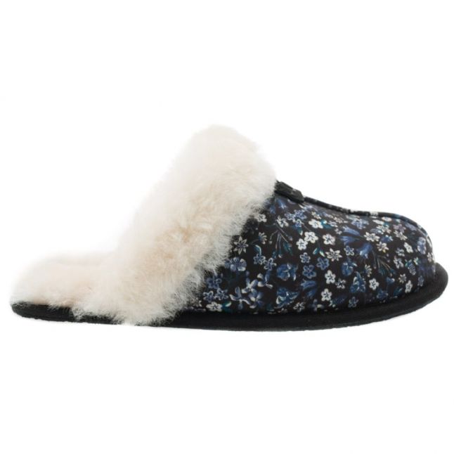 Womens Black Scuffette Liberty Slippers