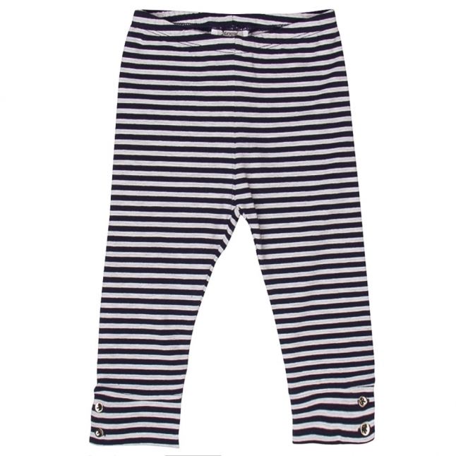 Baby Navy Striped Leggings