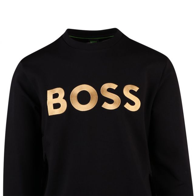 Mens black hugo boss jumper hotsell