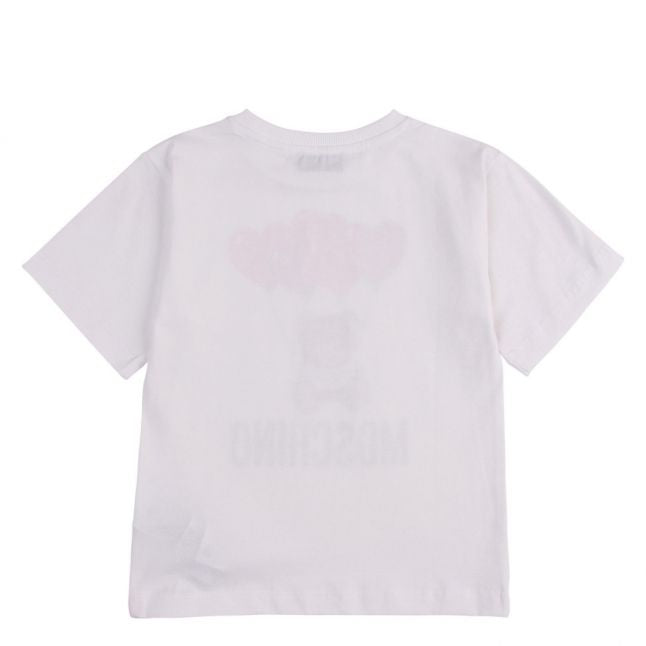 Girls White Toy Balloon Maxi S/s T Shirt