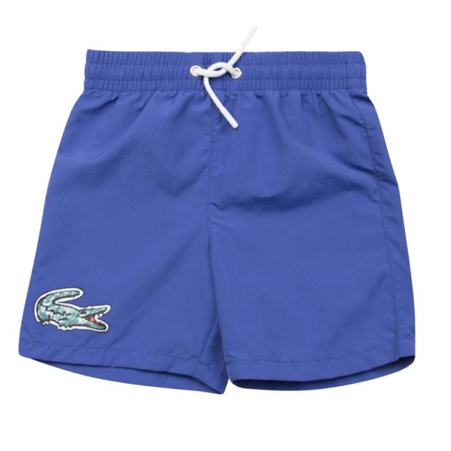 Boys Elysee Blue Branded Swim Shorts