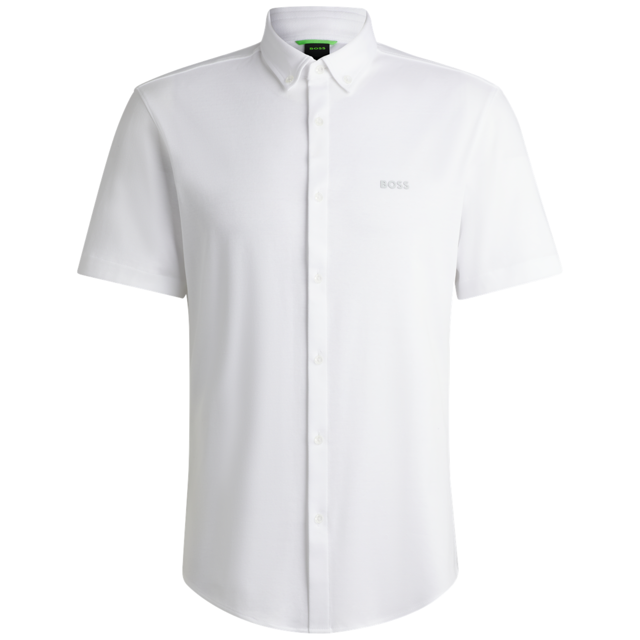 Mens BOSS White B_MOTION_S S/s Shirt