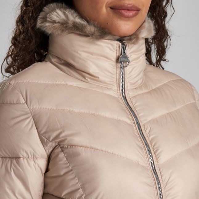 Womens Oyster Nurburg Quilted Jacket