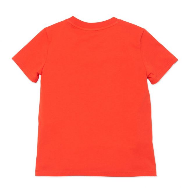 Boys Red Colour Tiger S/s T Shirt