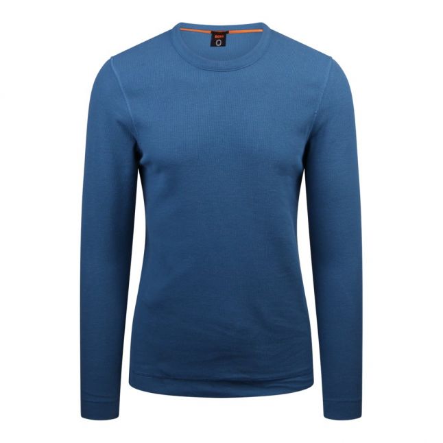 Mens BOSS Medium Blue Tempest L/s T Shirt