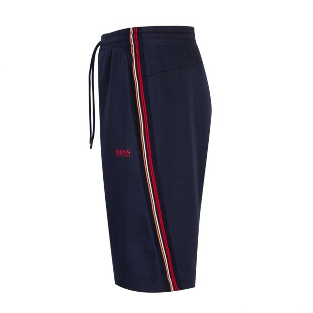 Mens Navy Headlo 1 Stripe Sweat Shorts