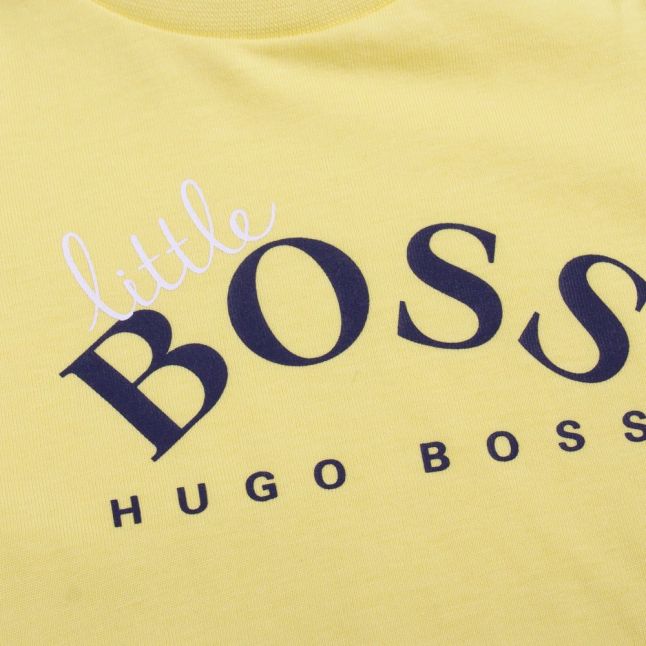 Baby Yellow Little Boss S/s T Shirt