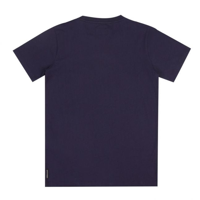 Boys Navy Basic Logo S/s T Shirt