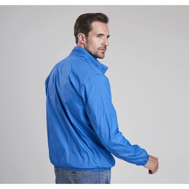 Mans Royal Blue Scarp Casual Jacket