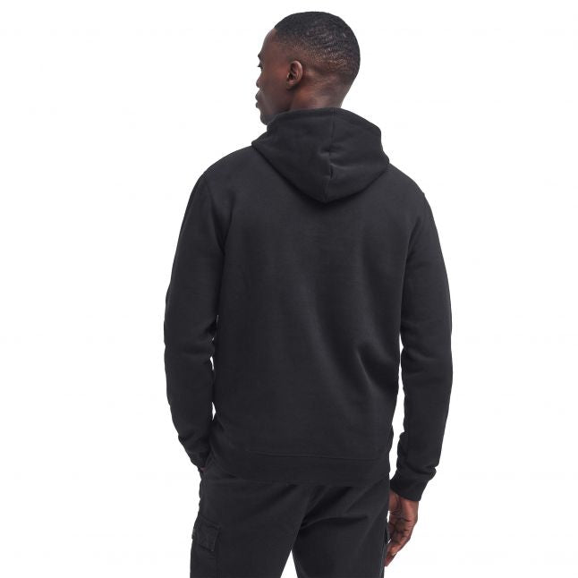 Mens Black/Pewter Small Logo Hoodie