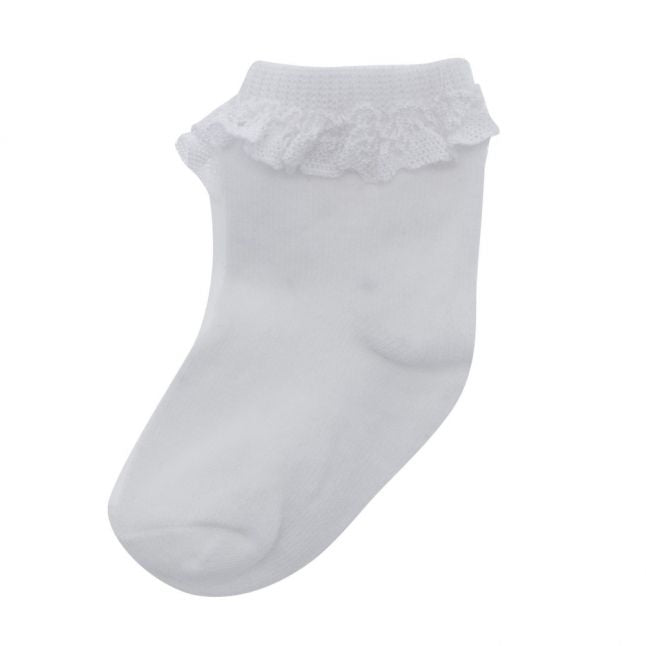 Baby White Frill Socks