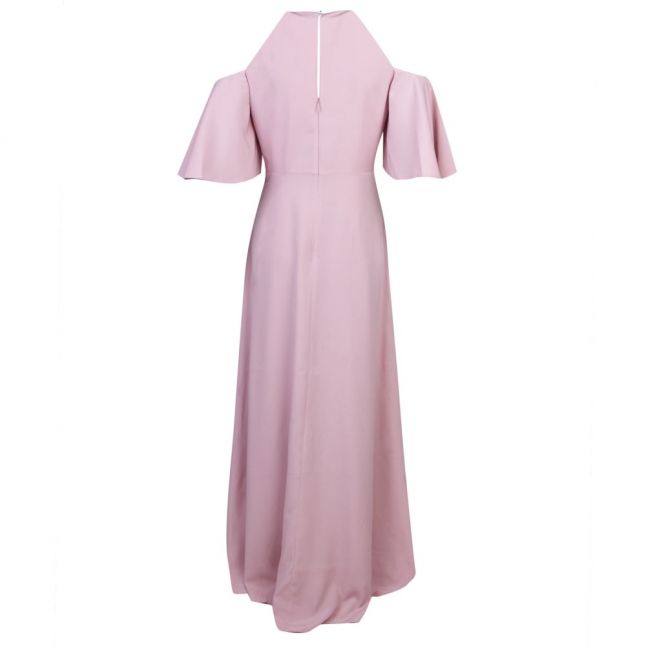 Womens Dusky Pink Dulciee Cold Shoulder Maxi Dress