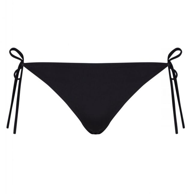 Womens Black Tie Side Bikini Briefs