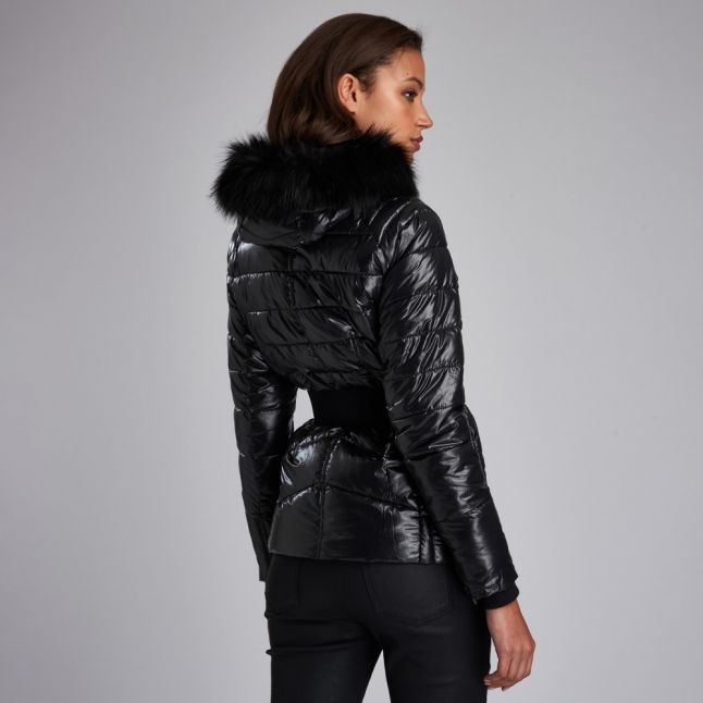 Womens Black Premium Marleigh Quilted Jacket