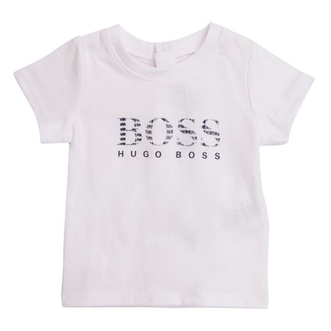 Boss Baby Boys White S/s Tee Shirt