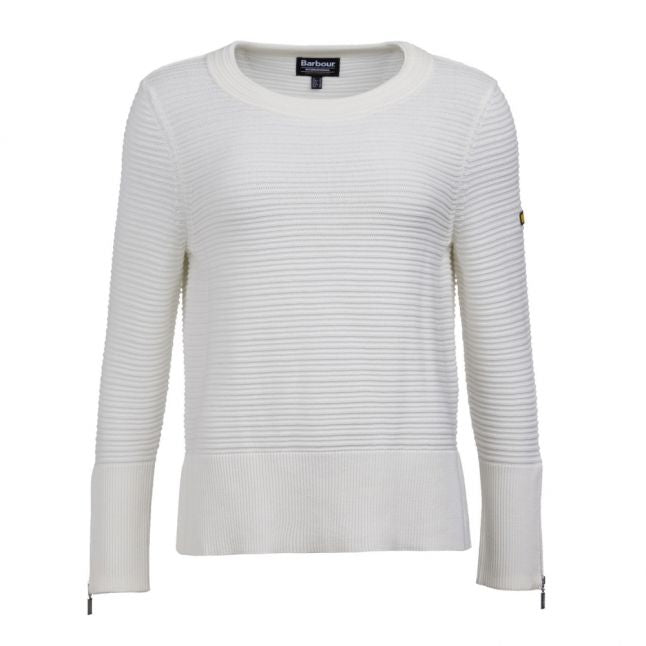 Womens Off White Garrow Knitted Top