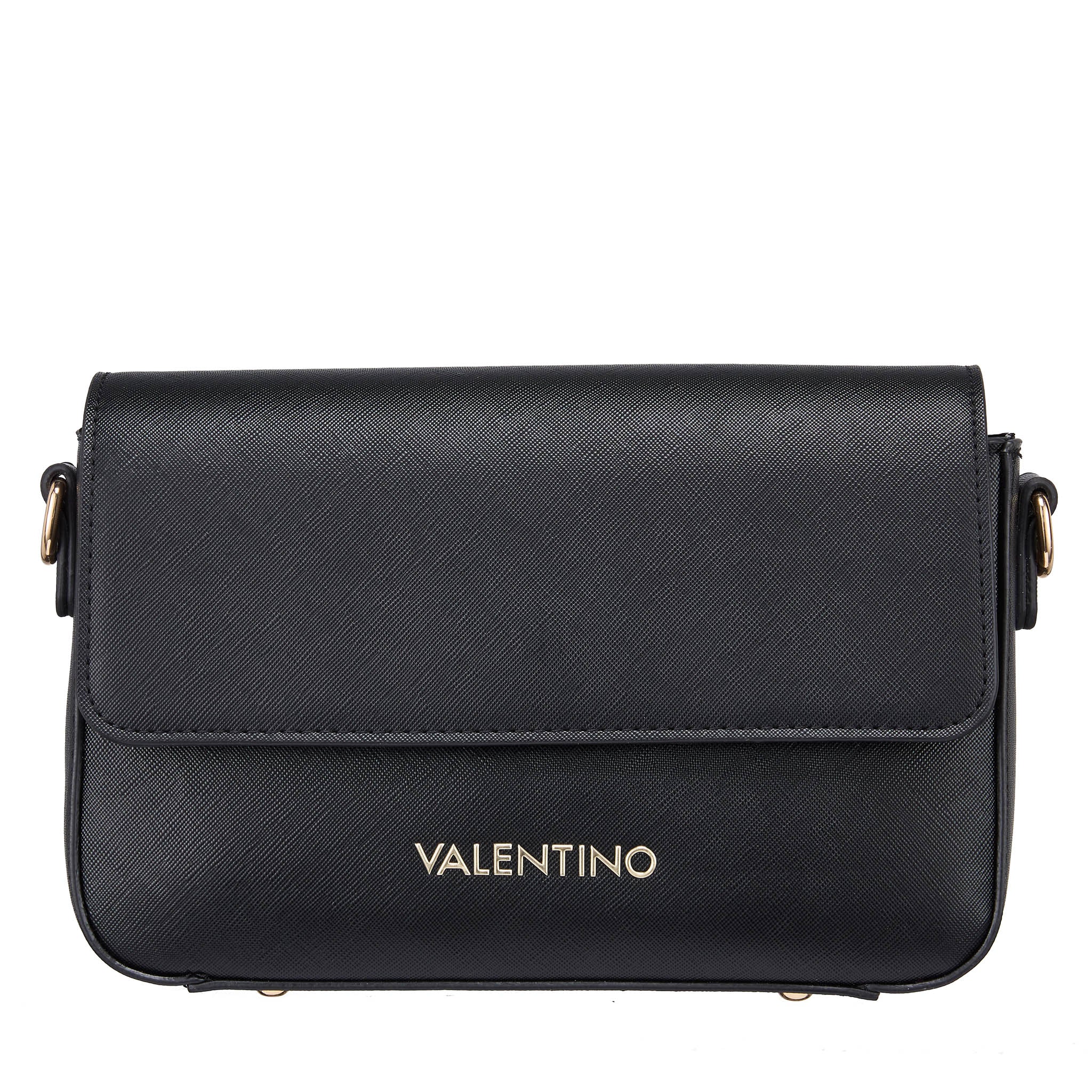 Womens Valentino Black Zero RE Flap Shoulder Bag