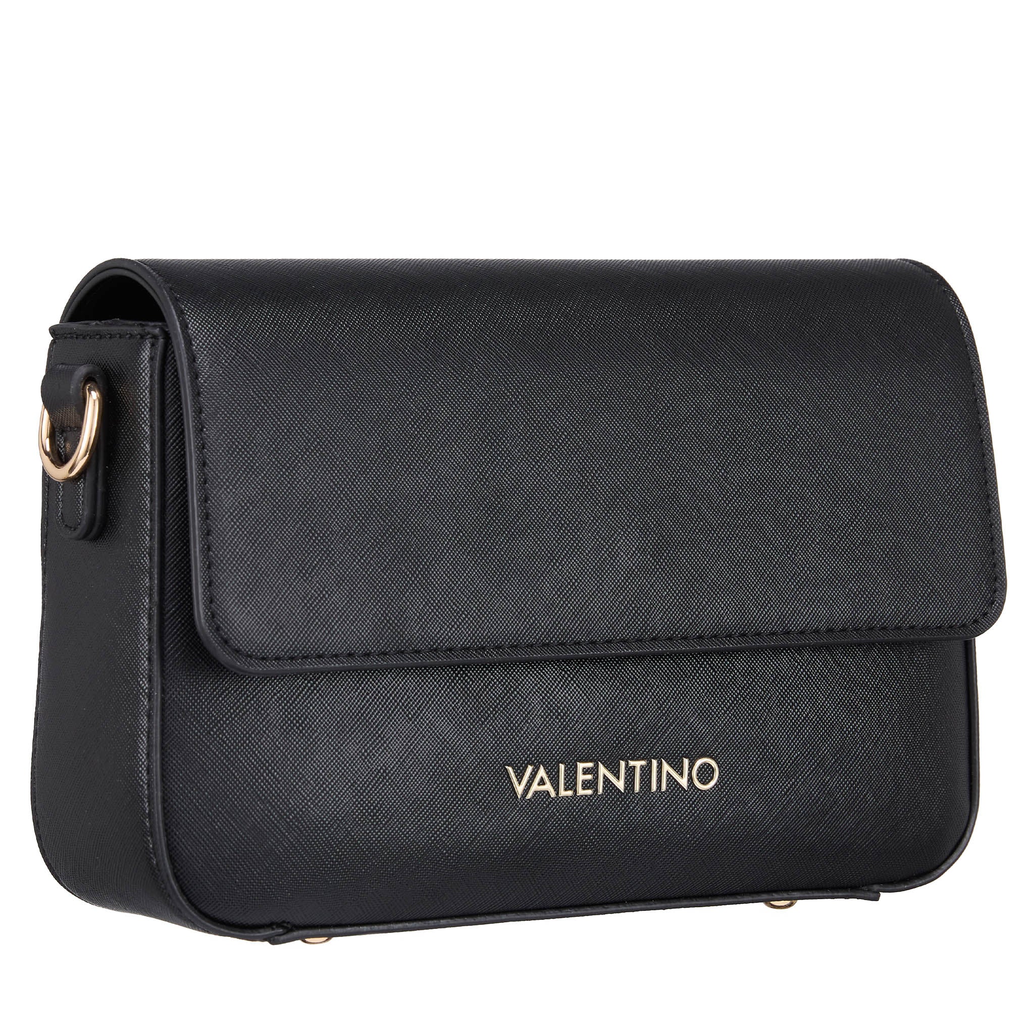 Womens Valentino Black Zero RE Flap Shoulder Bag